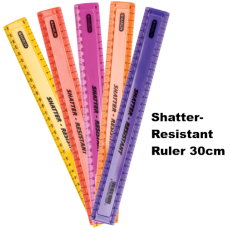 Marlin Ruler 30cm 1's - assorted colours 17g